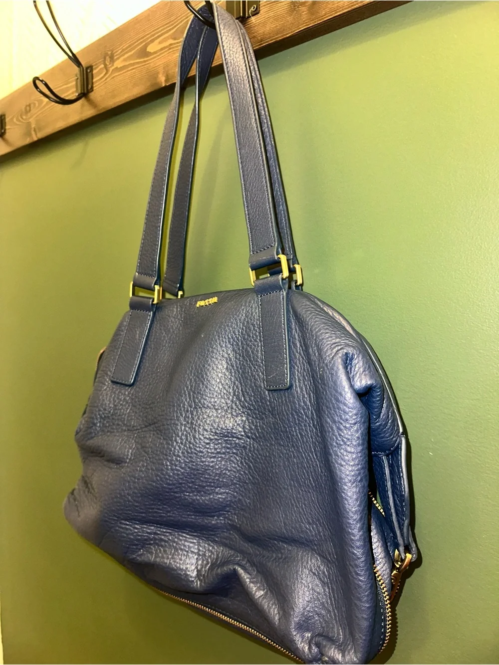 Fossil Preston Satchel Retro Leather Bag ZB6605